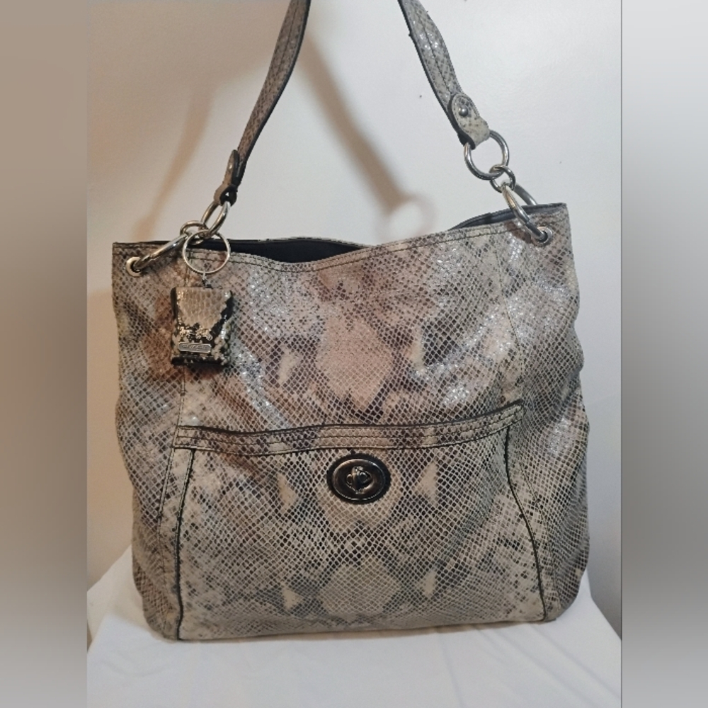 Vintage Coach Snakeskin Bag